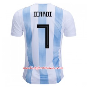 Maillot/Tenue Argentine Icardi 7 Domicile Coupe du monde 2018
